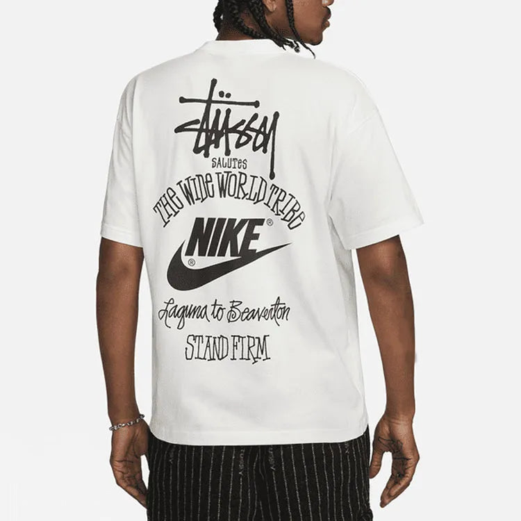 Nike x Stussy The Wide World Tribe T-Shirt - White