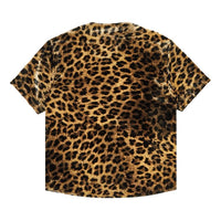 Supreme Velvet Baseball Jersey - Leopard