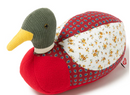 Human Made Patchwork Duck Doll Plush - Red