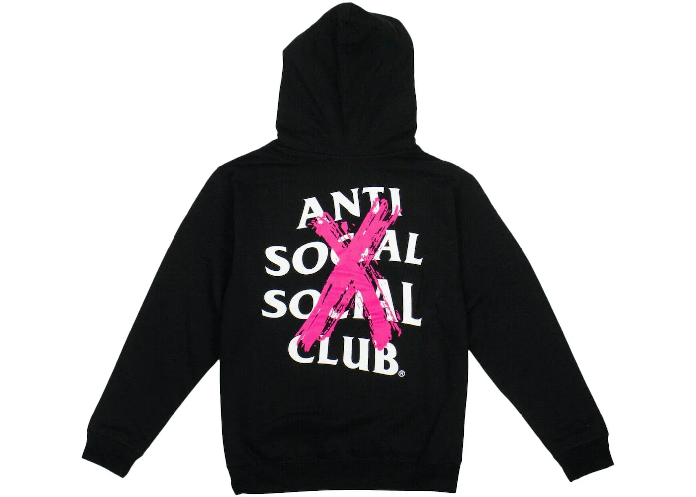 Anti Social Social Club Cancelled Hoodie - Black (Pink X)