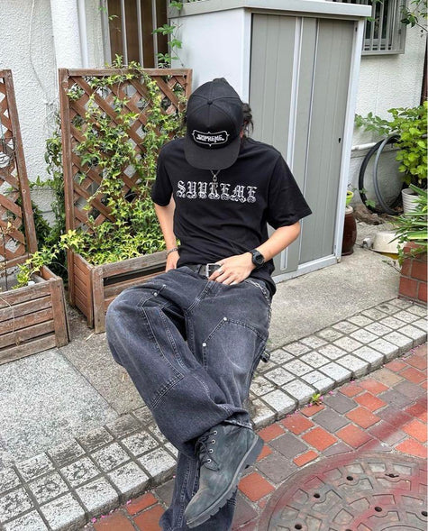 Supreme Rhinestone S/S - Top Black