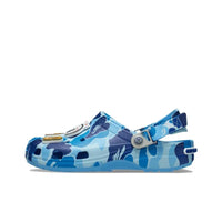 Crocs Classic Clog A Bathing Ape ABC - Camo Blue