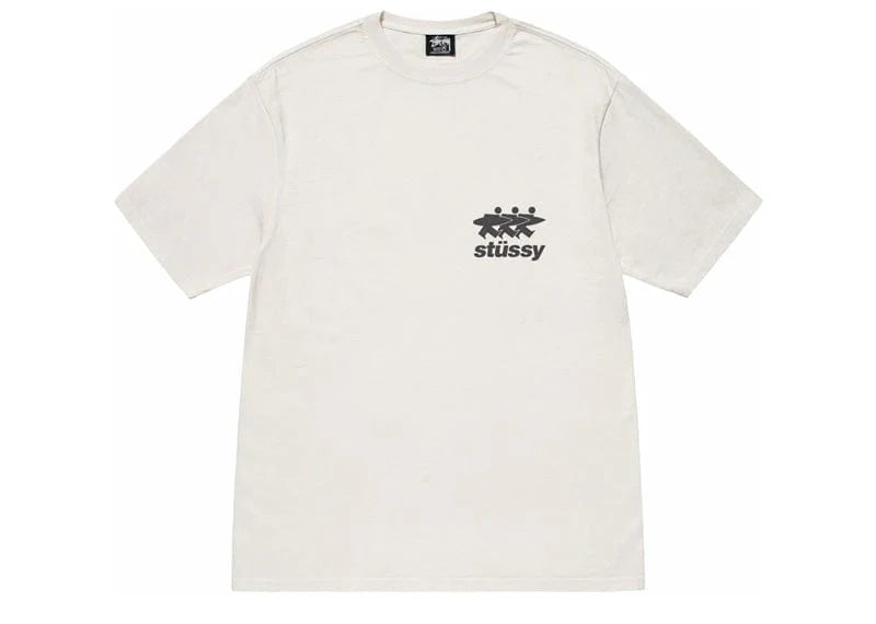 Stussy Surfwalk Pigment Dyed Tee - Natural