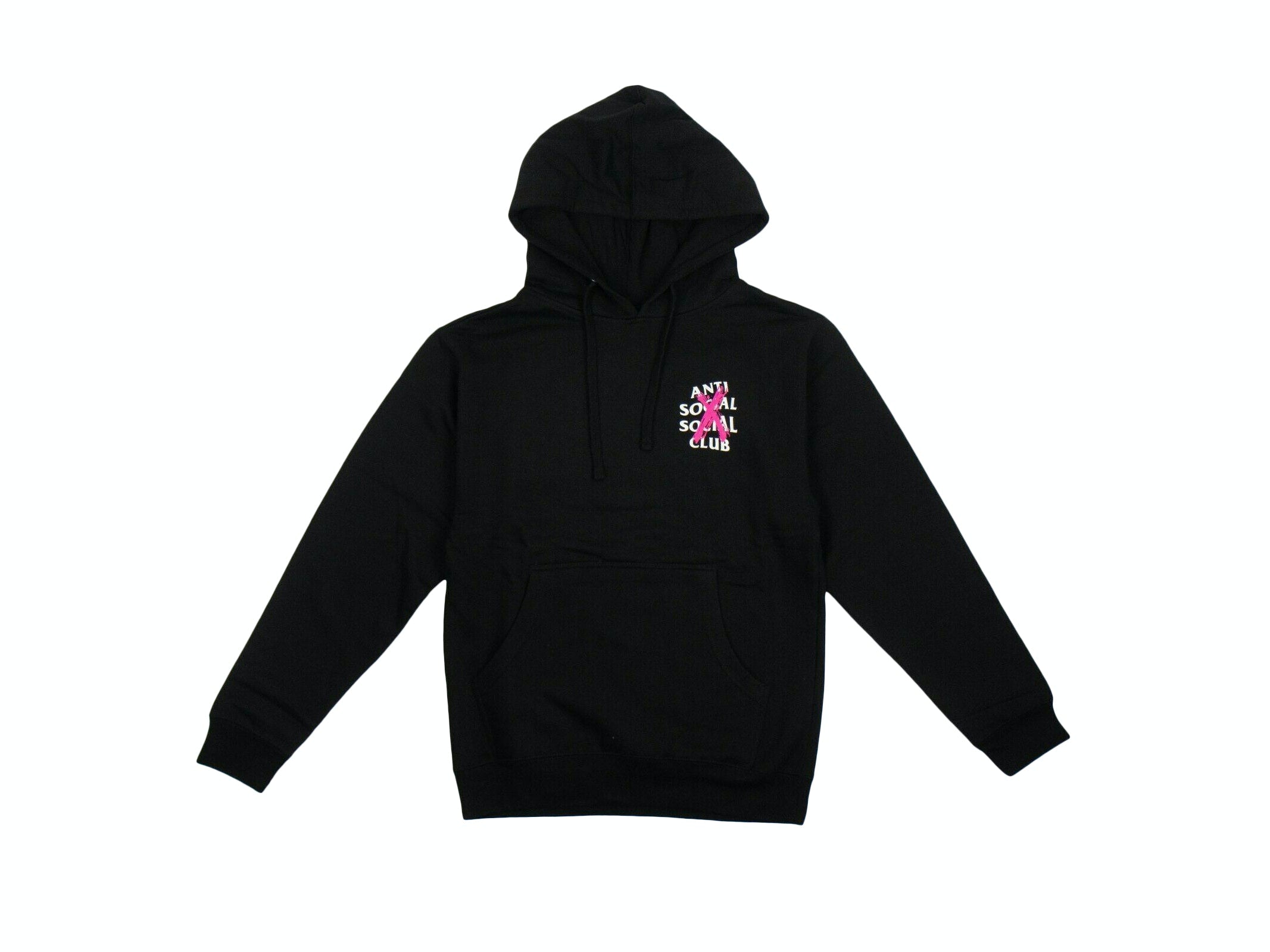 Anti Social Social Club Cancelled Hoodie - Black (Pink X)