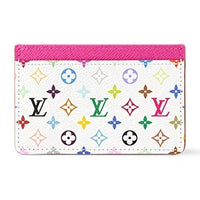 Louis Vuitton x Takashi Murakami Card Holder - White Multicolored