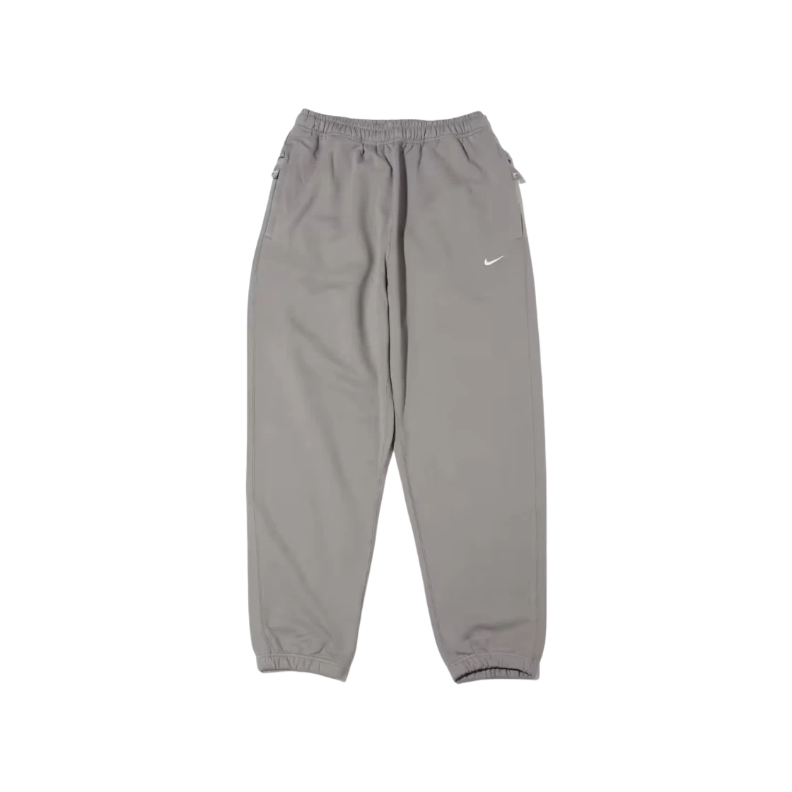 NIKE AS M NK SOLO SWSH FT PANT FLAT PEWTER/WHITE