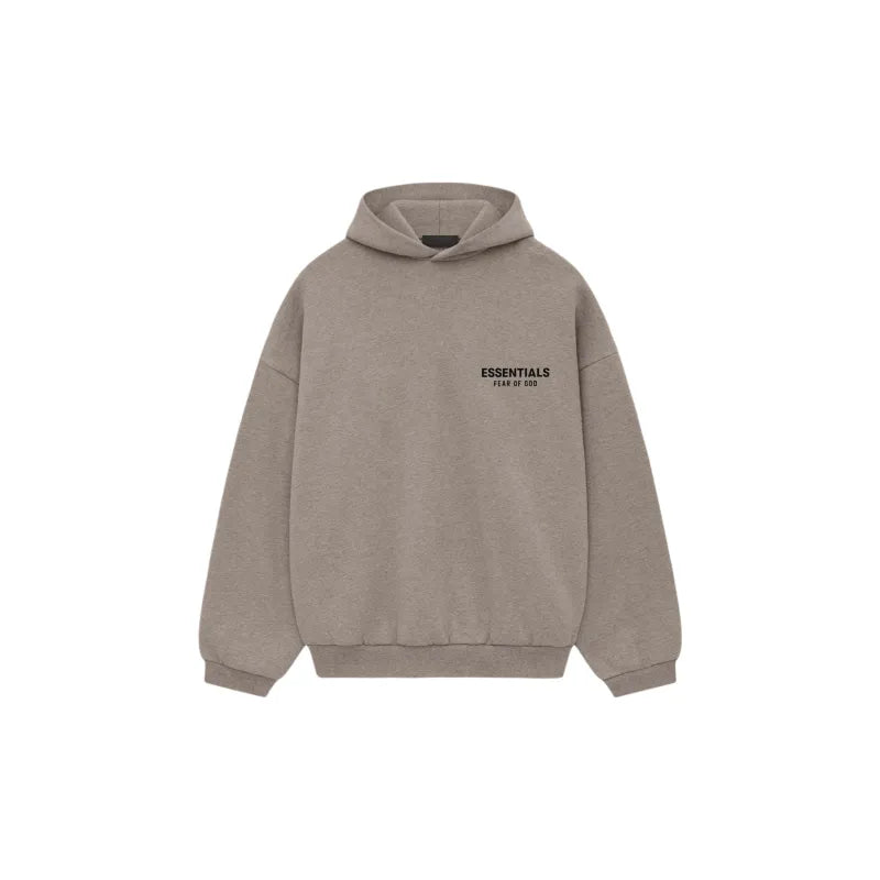 Fear of God Essentials Fleece Hoodie (FW24) - Heather Gray