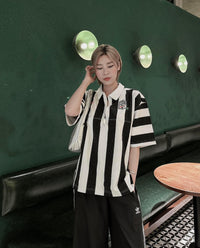 POLO Nike AS W NSW GCEL BLACK WHITE