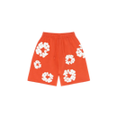 Denim Tears The Cotton Wreath Shorts - Orange