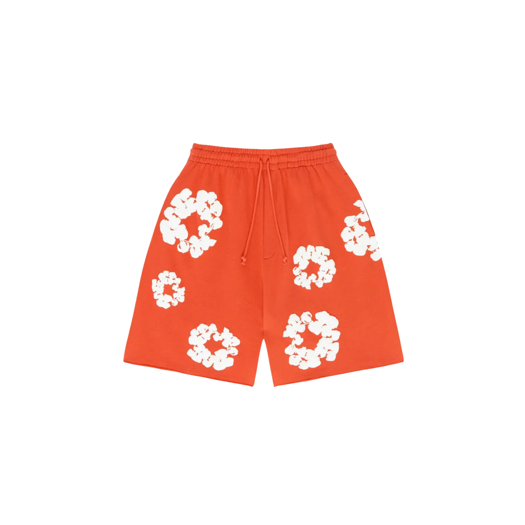 Denim Tears The Cotton Wreath Shorts - Orange