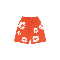 Denim Tears The Cotton Wreath Shorts - Orange