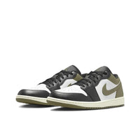 Jordan 1 Low - Black Toe Medium Olive