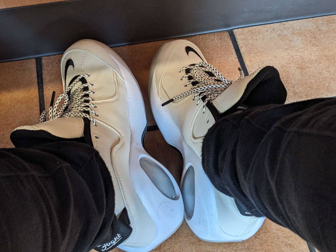 Nike Air Zoom Flight 95 - Sail Pale Ivory Metallic Silver