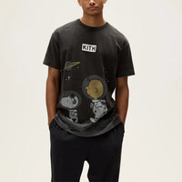 Kith x Peanuts Space Vintage Tee - Black
