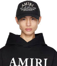 AMIRI Varsity Trucker Hat - Black