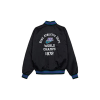 Nike Dugout Loose Satin Jacket - Black Geode Teal