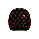 Sweater MLB Heart Pattern Over-Fit Sweatshirt Boston Red Sox