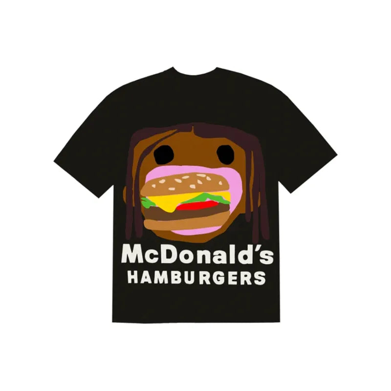 Travis Scott x CPFM 4 CJ Burger Mouth Tee - Black