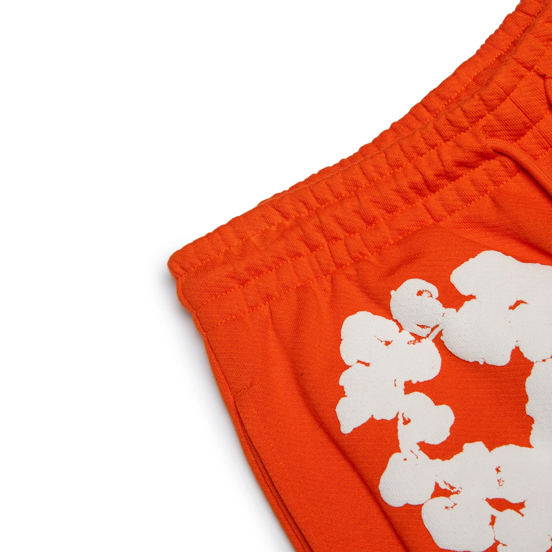 Denim Tears The Cotton Wreath Shorts - Orange