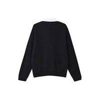 Nike Club Fleece Plush Long Sleeve Lapel Shirt 'Black'