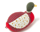 Human Made Patchwork Duck Doll Plush - Red