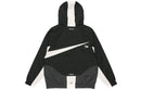 Men's Nike Sportswear Swoosh Hooded Woven Large Logo Jacket Autumn - Black