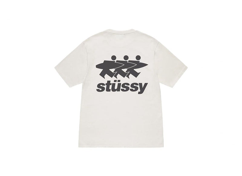 Stussy Surfwalk Pigment Dyed Tee - Natural