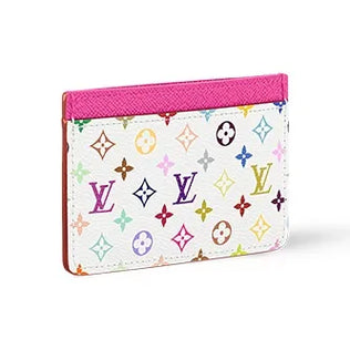 Louis Vuitton x Takashi Murakami Card Holder - White Multicolored