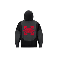 OFF WHITE x Jordan Hoodie - Black