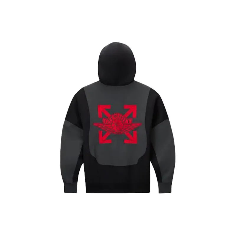OFF WHITE x Jordan Hoodie - Black