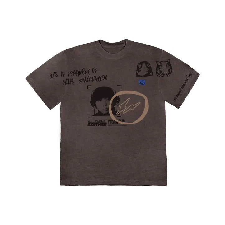 Travis Scott Cactus Jack For Fragment Hiroshi Tee - Brown Pepper