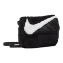 Nike Sportswear Futura 365 Faux Fur Crossbody Bag (1L) - Black/Black/White