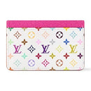 Louis Vuitton x Takashi Murakami Card Holder - White Multicolored