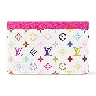 Louis Vuitton x Takashi Murakami Card Holder - White Multicolored