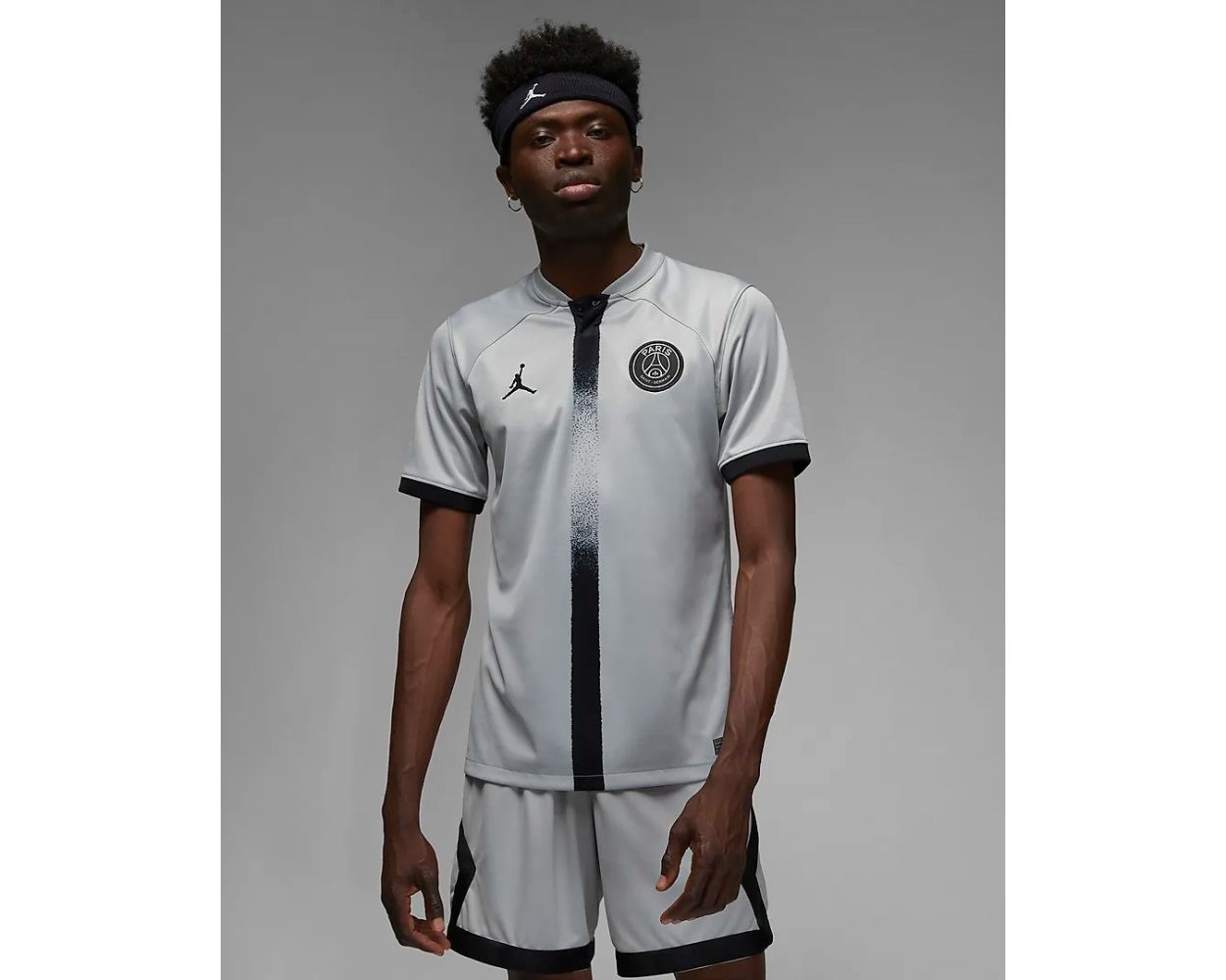 Jordan Paris Saint-Germain 2022/23 Stadium Away Jersey - Light Smoke Grey