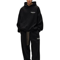 Fear of God Essentials Fleece Hoodie (FW24) - Black