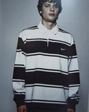 Supreme Nike Stripe Rugby - Black