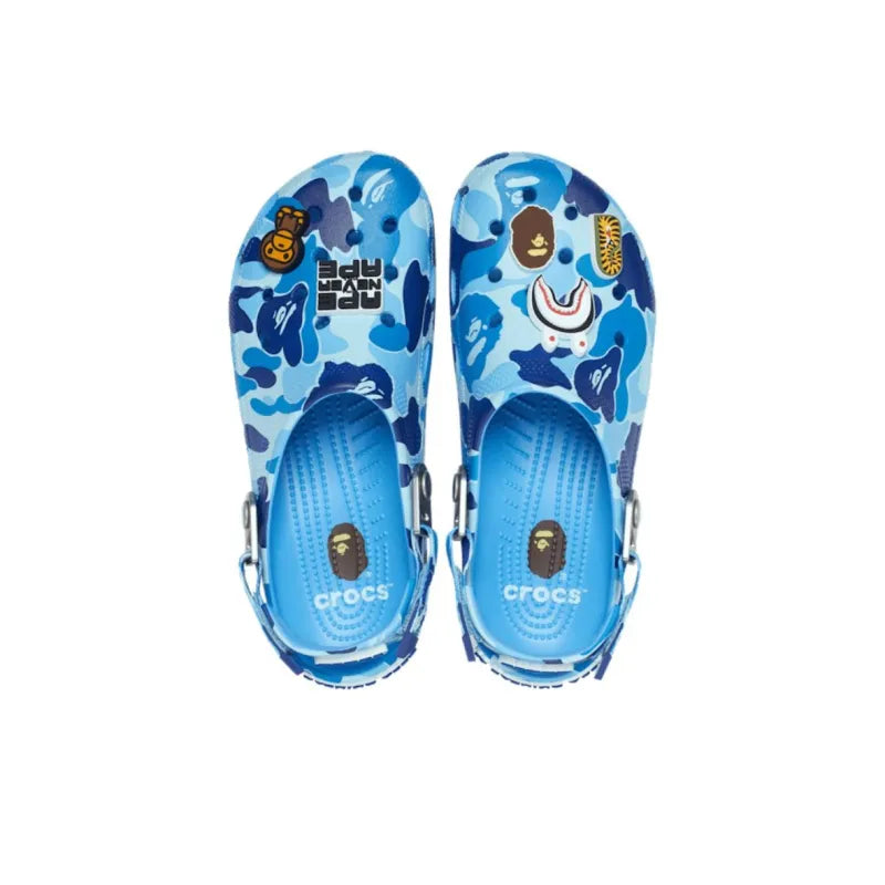 Crocs Classic Clog A Bathing Ape ABC - Camo Blue