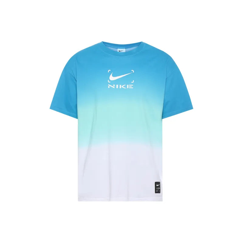 Nike Logo Vintage Dopamine Crew Neck Short Sleeve T Shirt - Blue