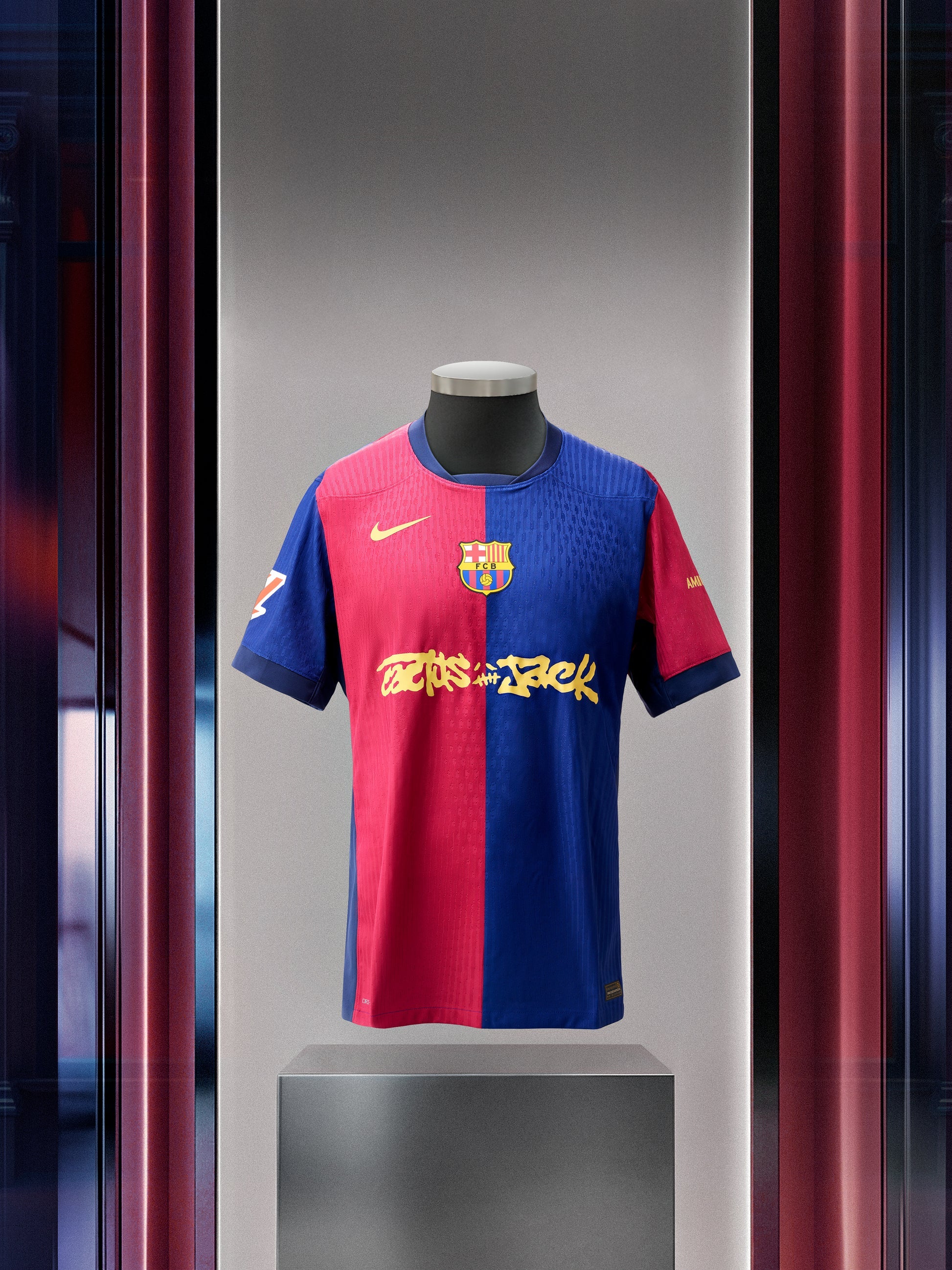 FC Barcelona x Travis Scott Limited Edition 2024/25 Jersey - Blue/Scarlet