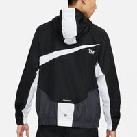 Men's Nike Sportswear Swoosh Hooded Woven Large Logo Jacket Autumn - Black