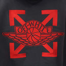 OFF WHITE x Jordan Hoodie - Black