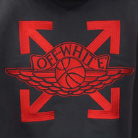 OFF WHITE x Jordan Hoodie - Black