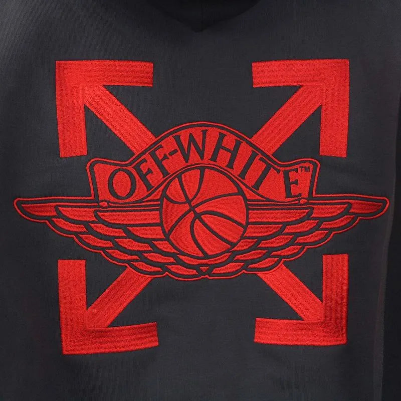 OFF WHITE x Jordan Hoodie - Black