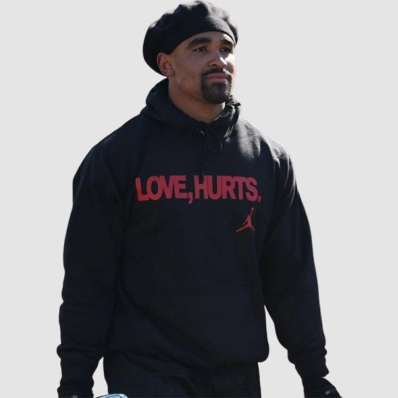 Nike Jordan Jalen Hurts Love Hurts Hoodie - Black