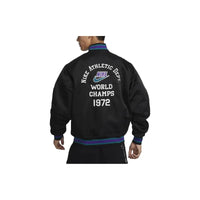 Nike Dugout Loose Satin Jacket - Black Geode Teal