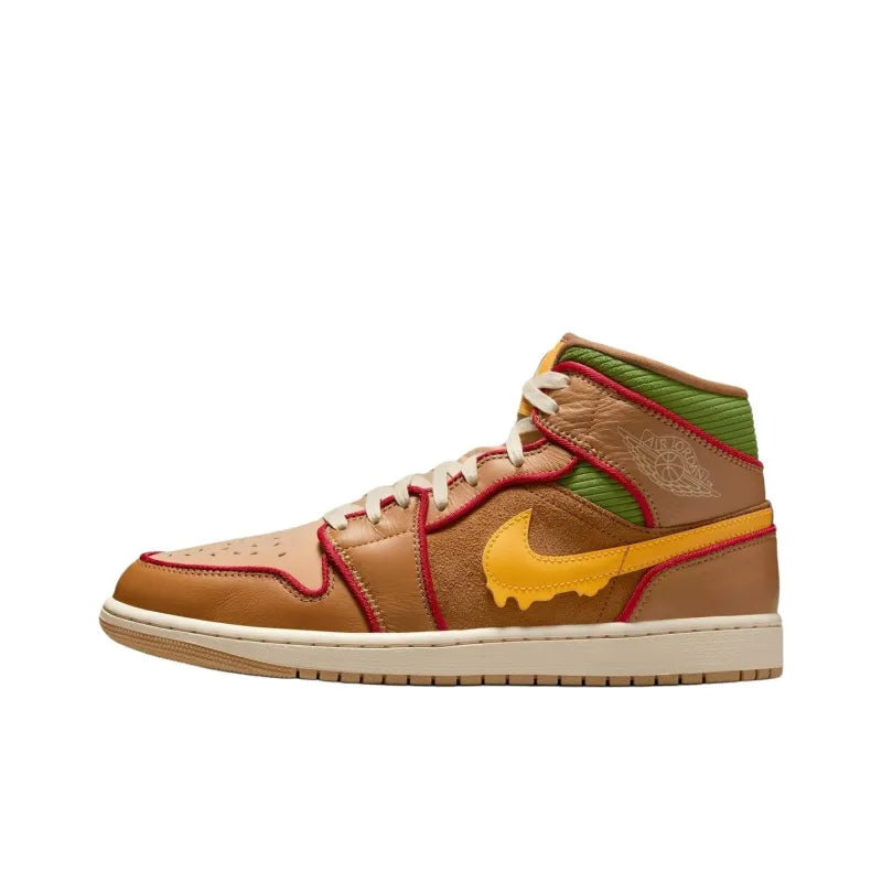 Jordan 1 Mid SE - Cheeseburger
