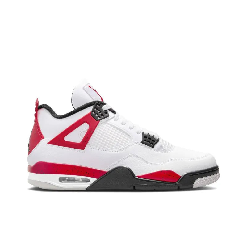 Jordan 4 Retro Red Cement -  White/Fire Red/Black/Neutral Grey