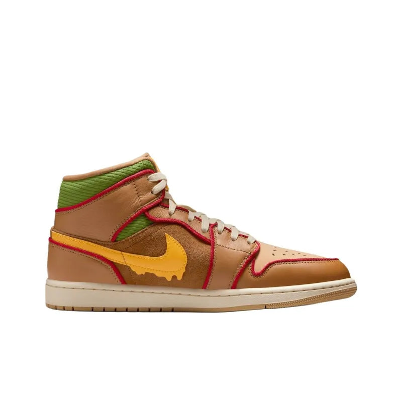 Jordan 1 Mid SE - Cheeseburger