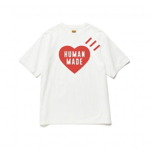 Human made T-SHIRT 04.29.2024 WHITE RED